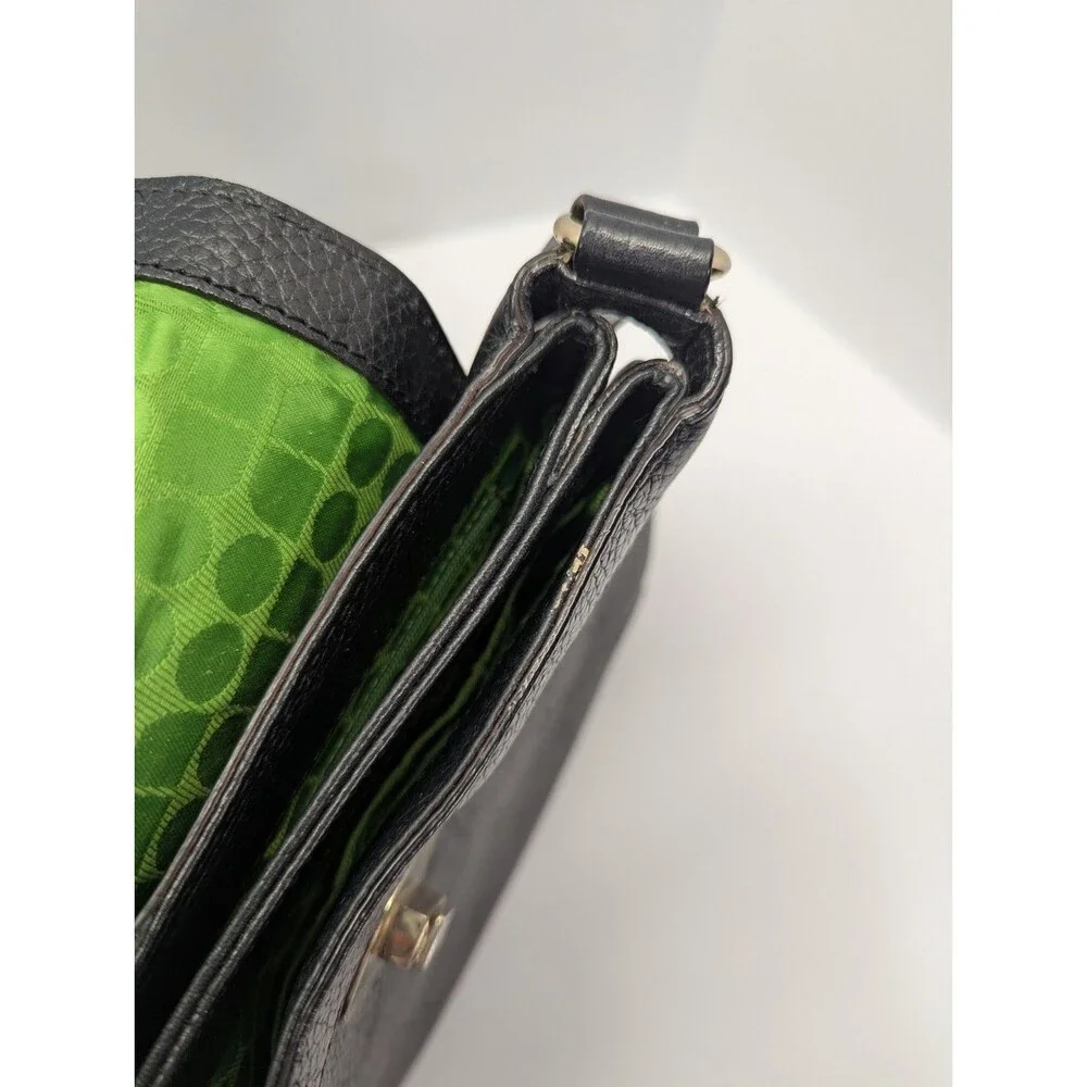 Kate Spade Double Vanessa York Street Noel Hobo Bag Perforated Leather Turn Lock